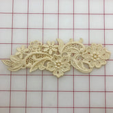 Applique - Ivory  Embroidered Vintage Dyeable Close-Out Only One Left!